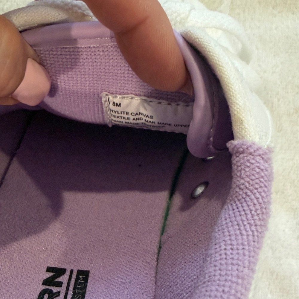 NEW Tretorn Nylite White Purple Sneakers - Picture 4 of 5